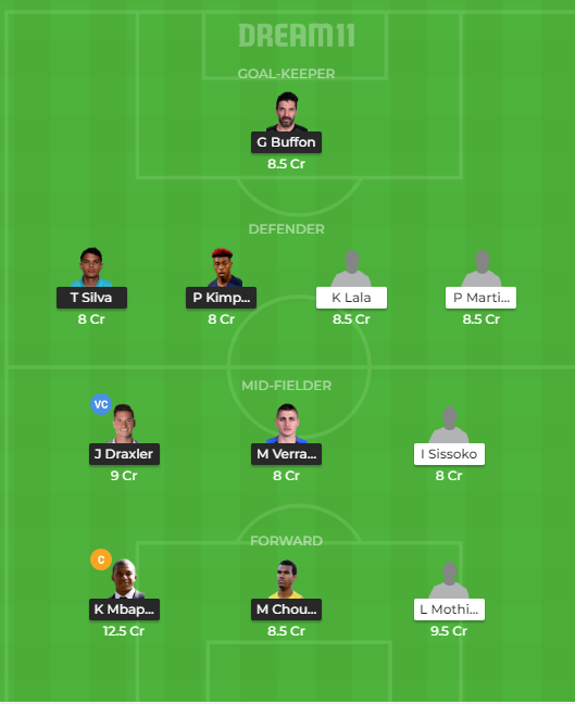 PSG VS sTS