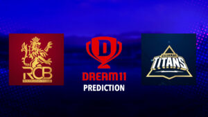 RCB vs GT Dream11 Prediction, Match Preview, Points Table, head to Head, Match info, Weather & Pitch report, Fantasy Stats and Match Prediction for Match 52 in IPL 2024